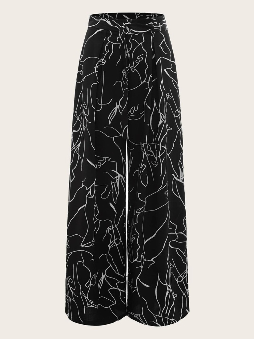 3 for $15 NWOT WIDE Leg Black & White Printed Palazzo Pants size M firm price